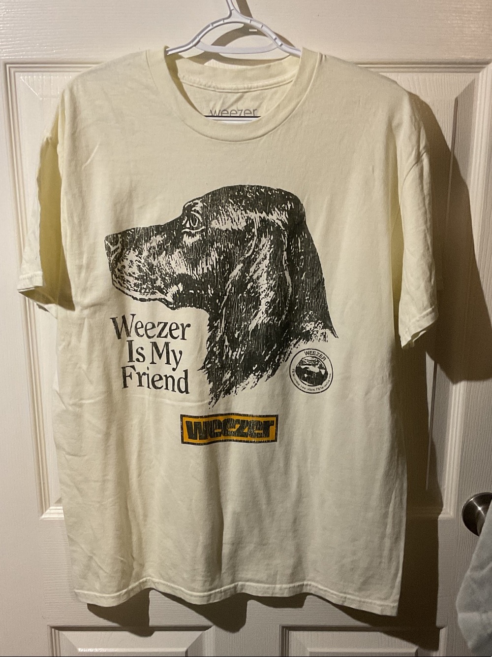 Weezer Graphic Band Tee Urban Outfitters - Cream